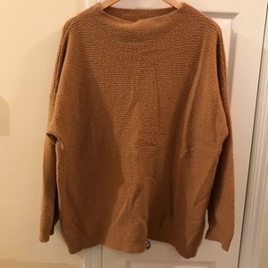 Oversized mock neck sweater